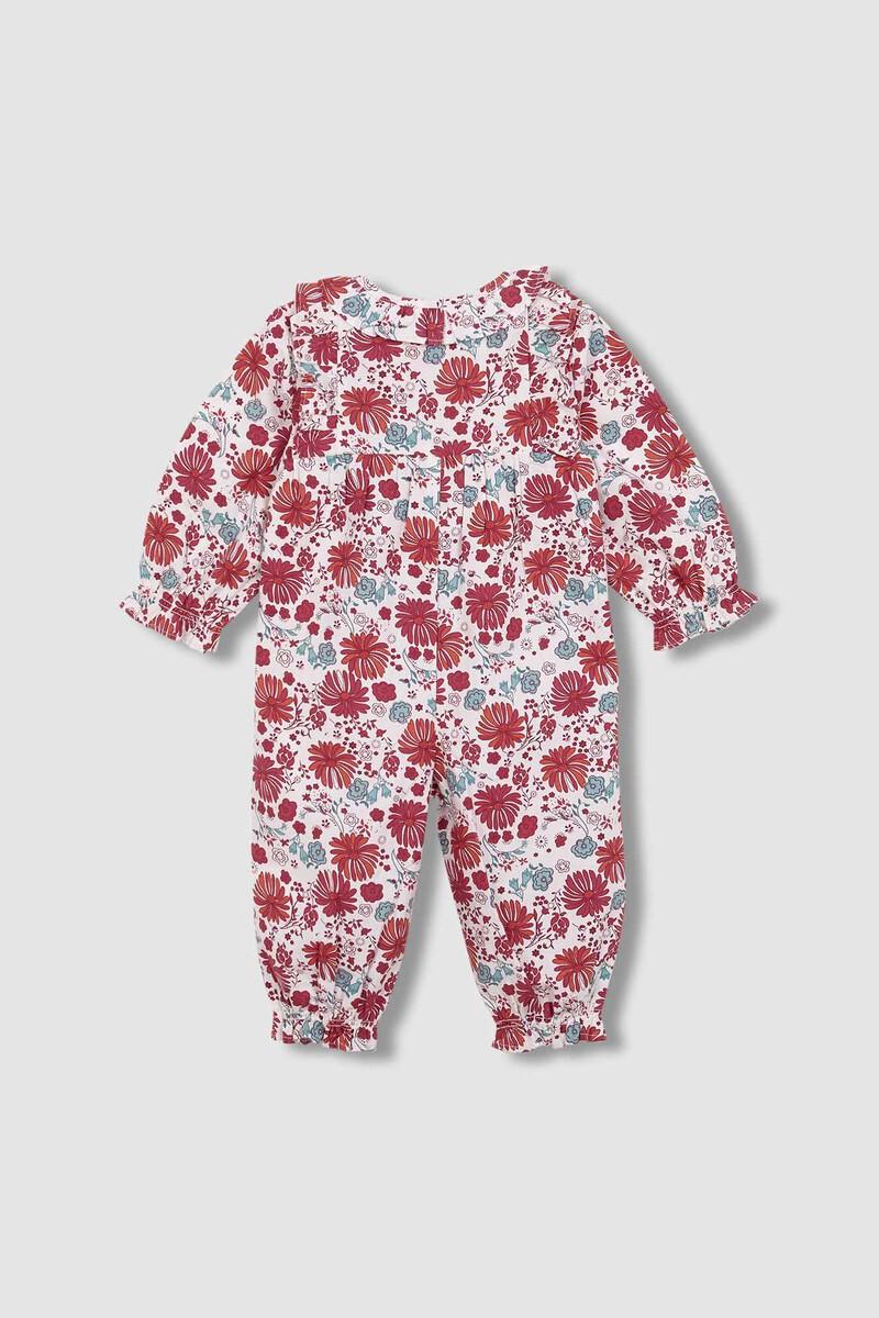Women'secret Pijama Con Estampado De Flores Rosa