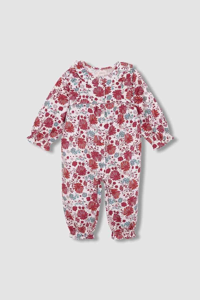 Women'secret Pijama Con Estampado De Flores Rosa