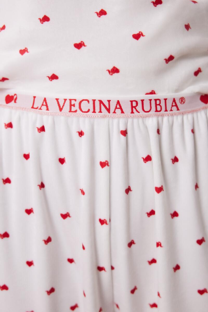 Women'secret Pijama Corazones La Vecina Rubia