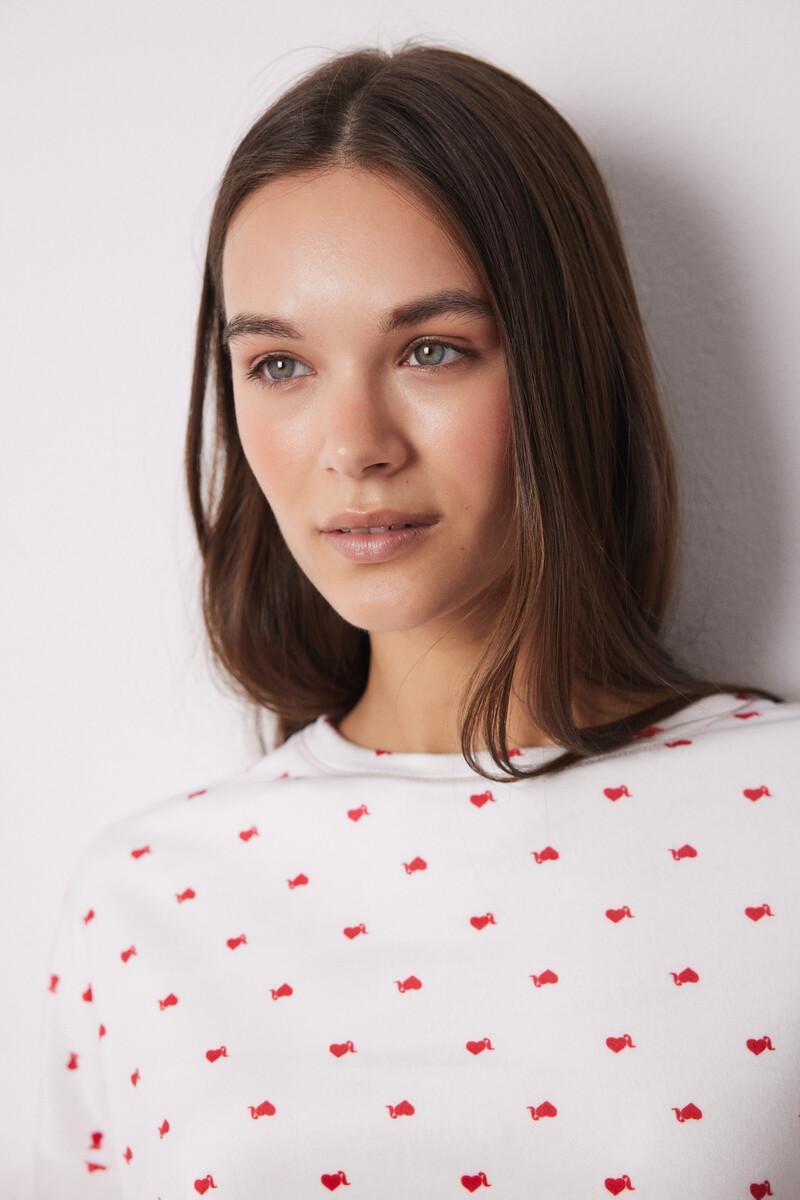 Women'secret Pijama Corazones La Vecina Rubia