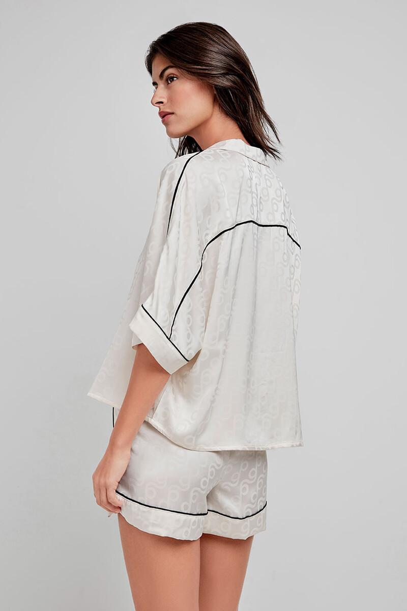 Women'secret Pijama Corto Camisero Beige