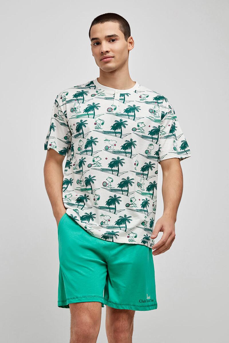 Women'secret Pijama Corto De Hombre Snoopy