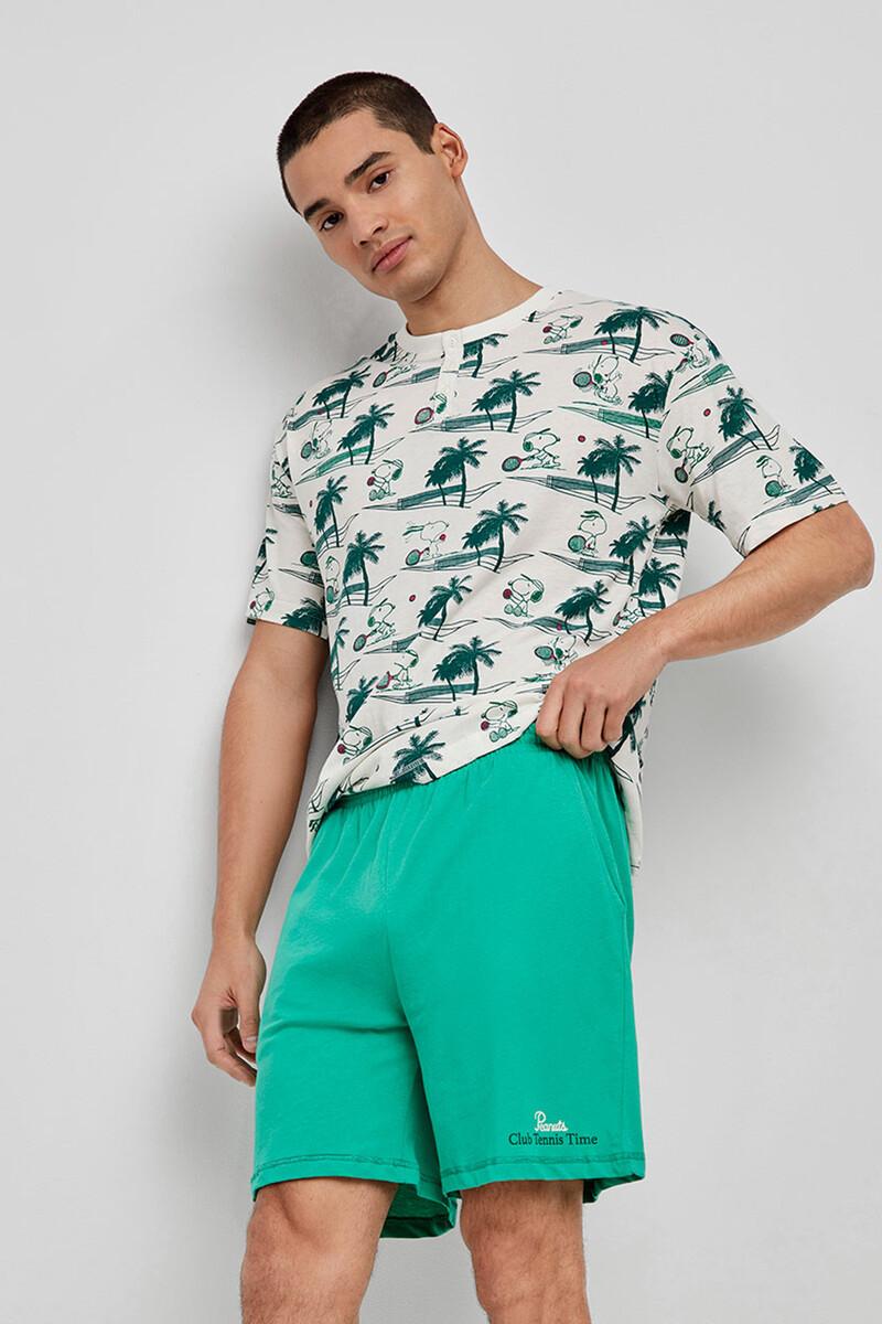 Women'secret Pijama Corto De Hombre Snoopy