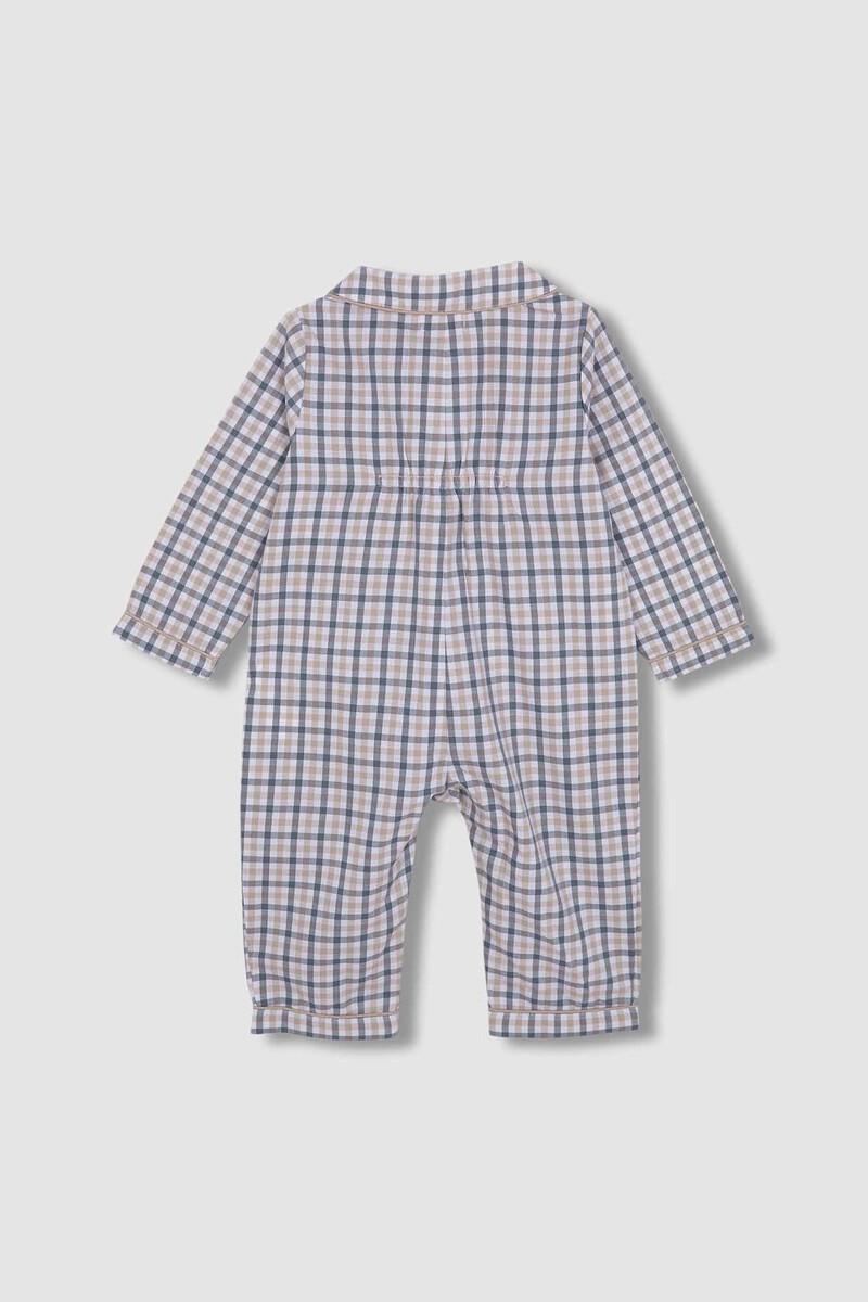 Women'secret Pijama De Cuadro Vichy Gris