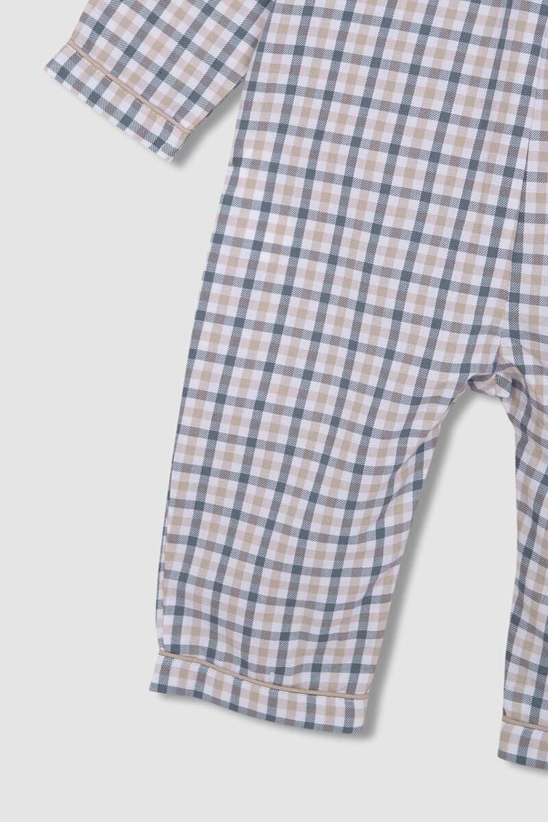 Women'secret Pijama De Cuadro Vichy Gris