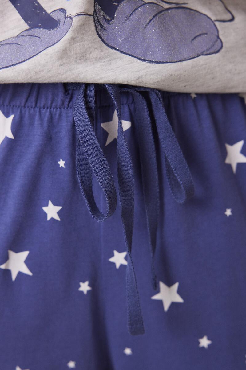 Women'secret Pijama Largo 100% Algodón Mickey