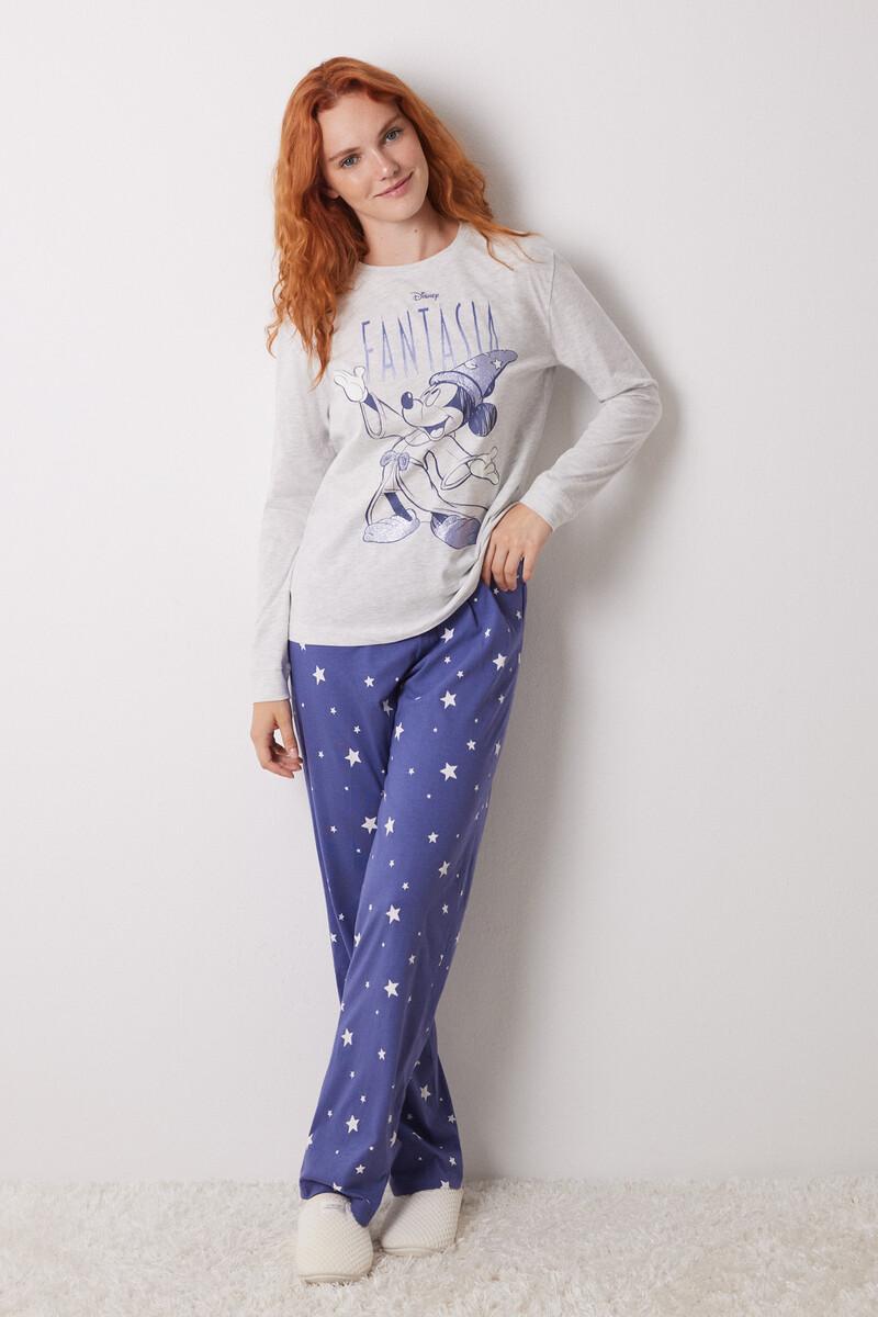 women'secret Pijama largo 100% algodón Mickey