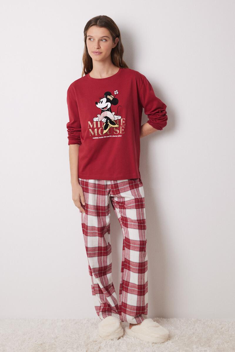 Women'secret Pijama Largo 100% Algodón Minnie