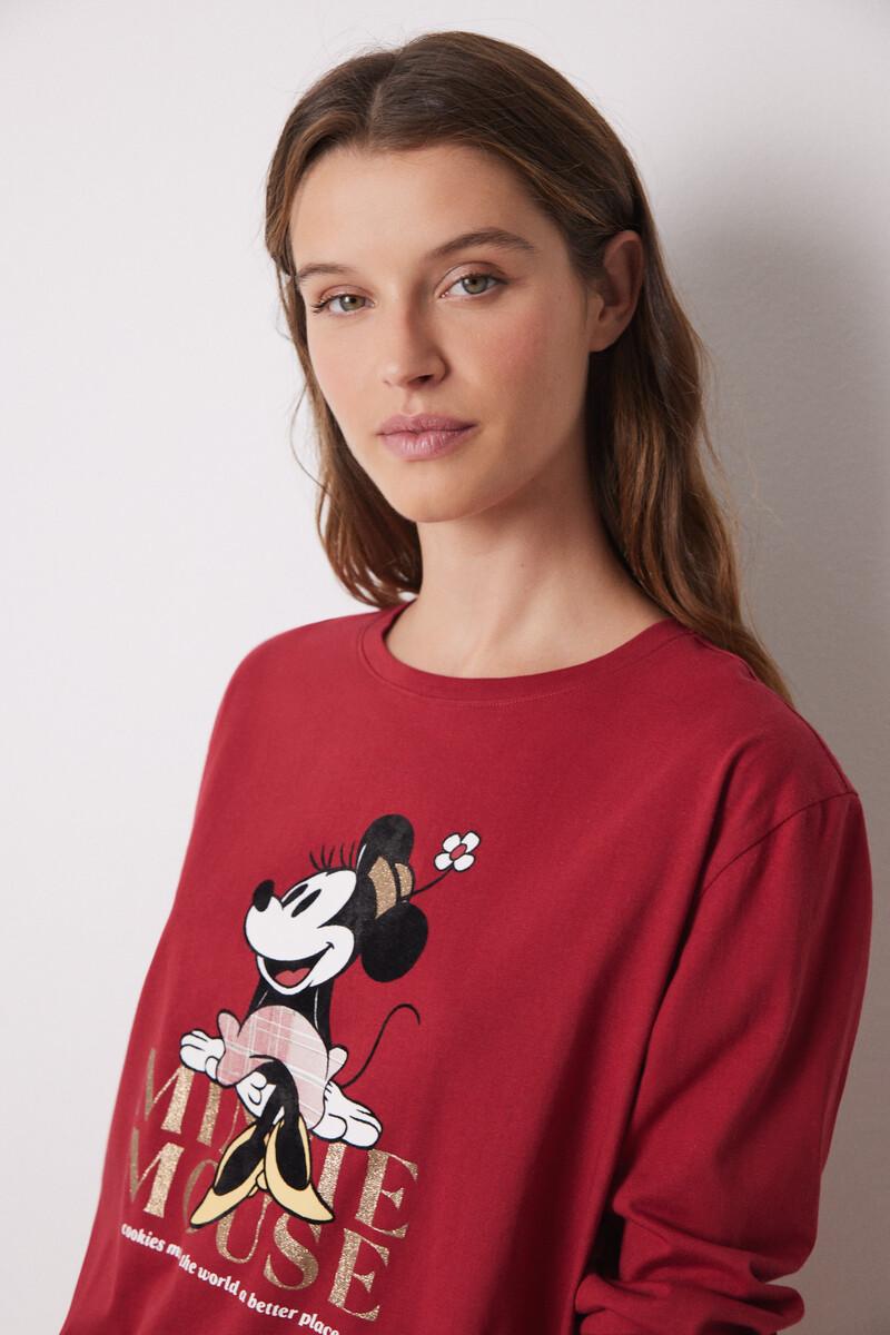 Women'secret Pijama Largo 100% Algodón Minnie