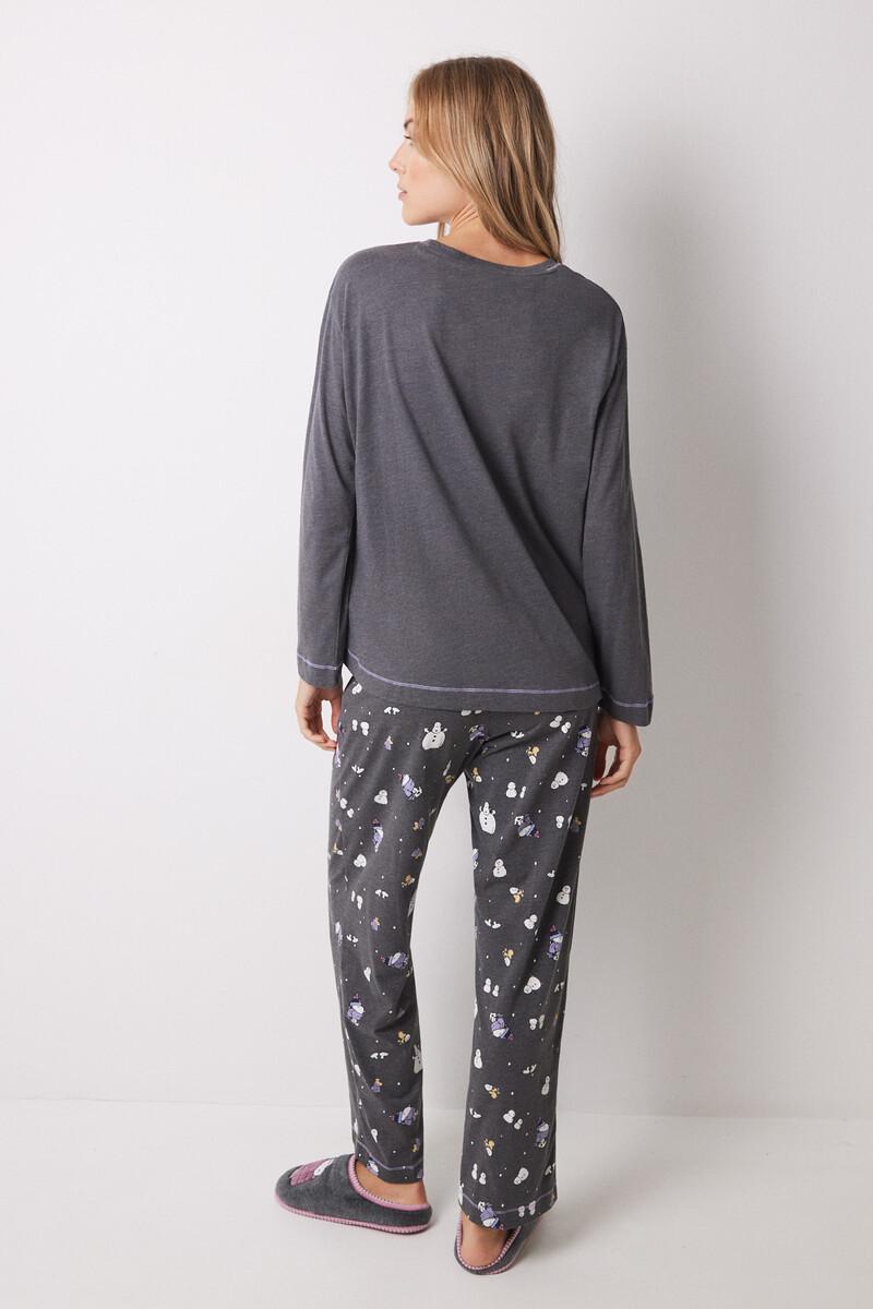 Women'secret Pijama Largo 100% Algodón Snoopy