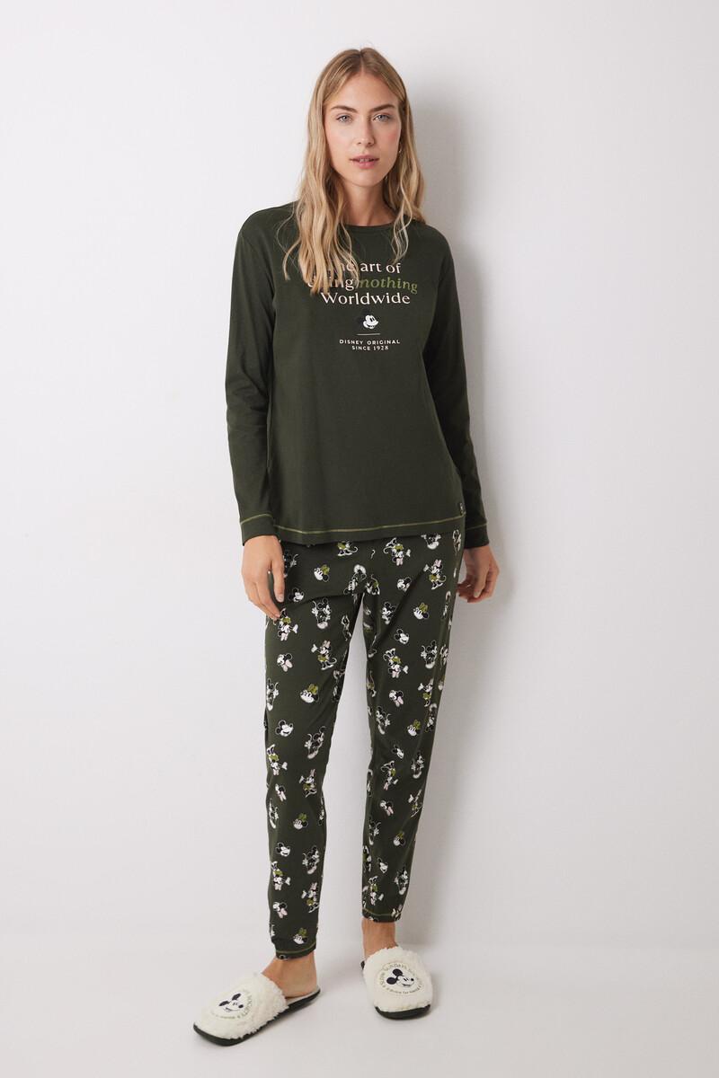 Women'secret Pijama Largo Algodón Mickey & Minnie