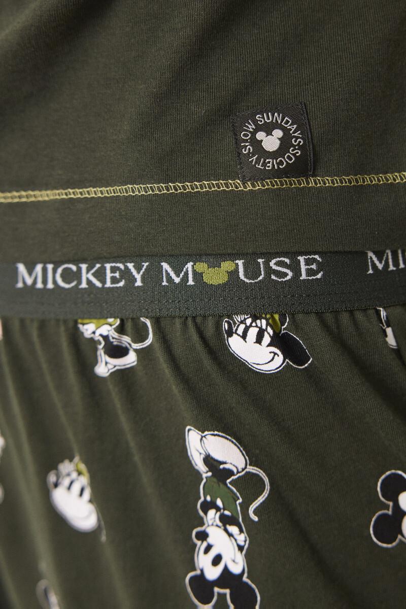 Women'secret Pijama Largo Algodón Mickey & Minnie