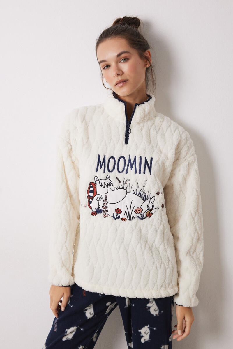 Women'secret Pijama Largo Borreguito Polar Moomin