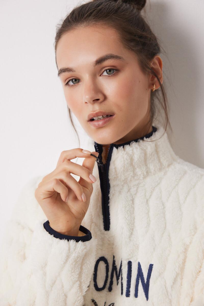 Women'secret Pijama Largo Borreguito Polar Moomin