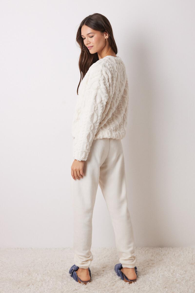 Women'secret Pijama Largo Borreguito Y Polar Suave