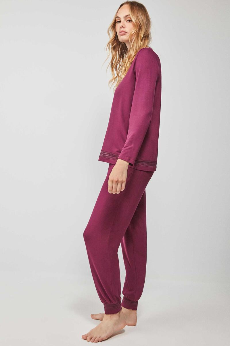 Women'secret Pijama Largo Detalle Encaje