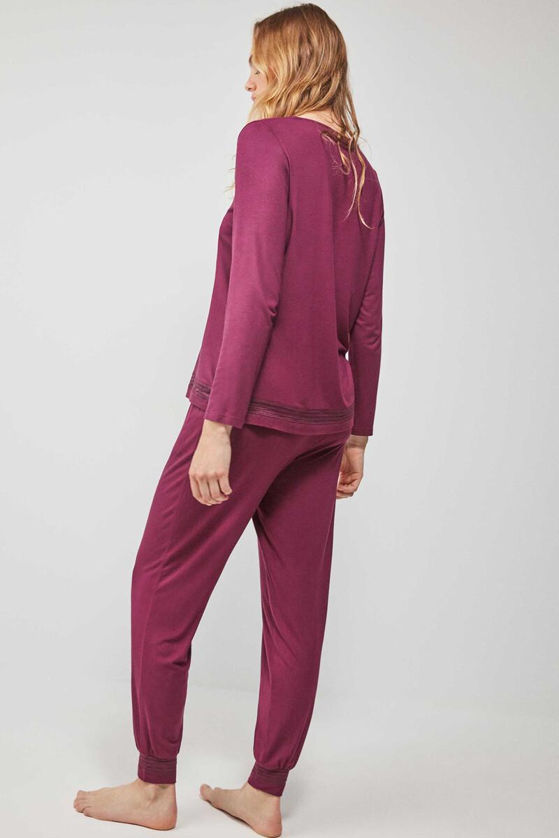 Women'secret Pijama Largo Detalle Encaje