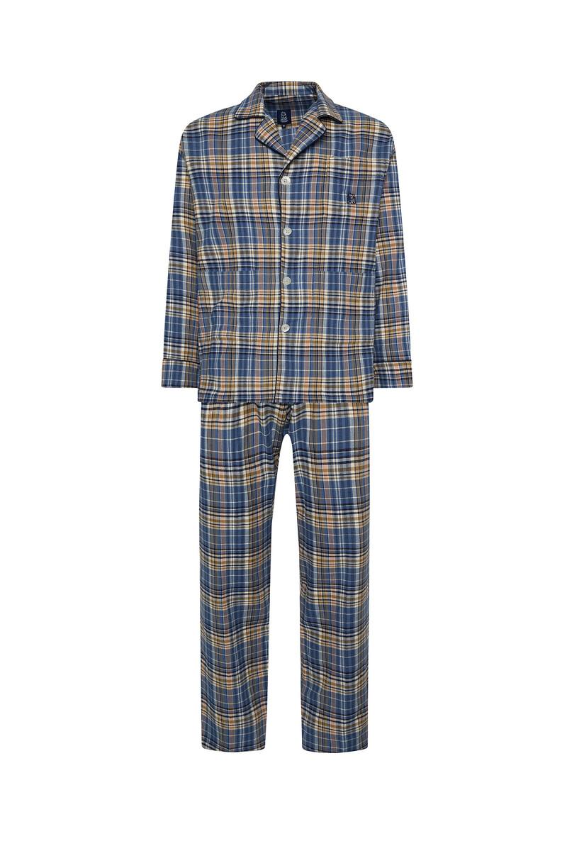 women'secret Pijama largo hombre azul