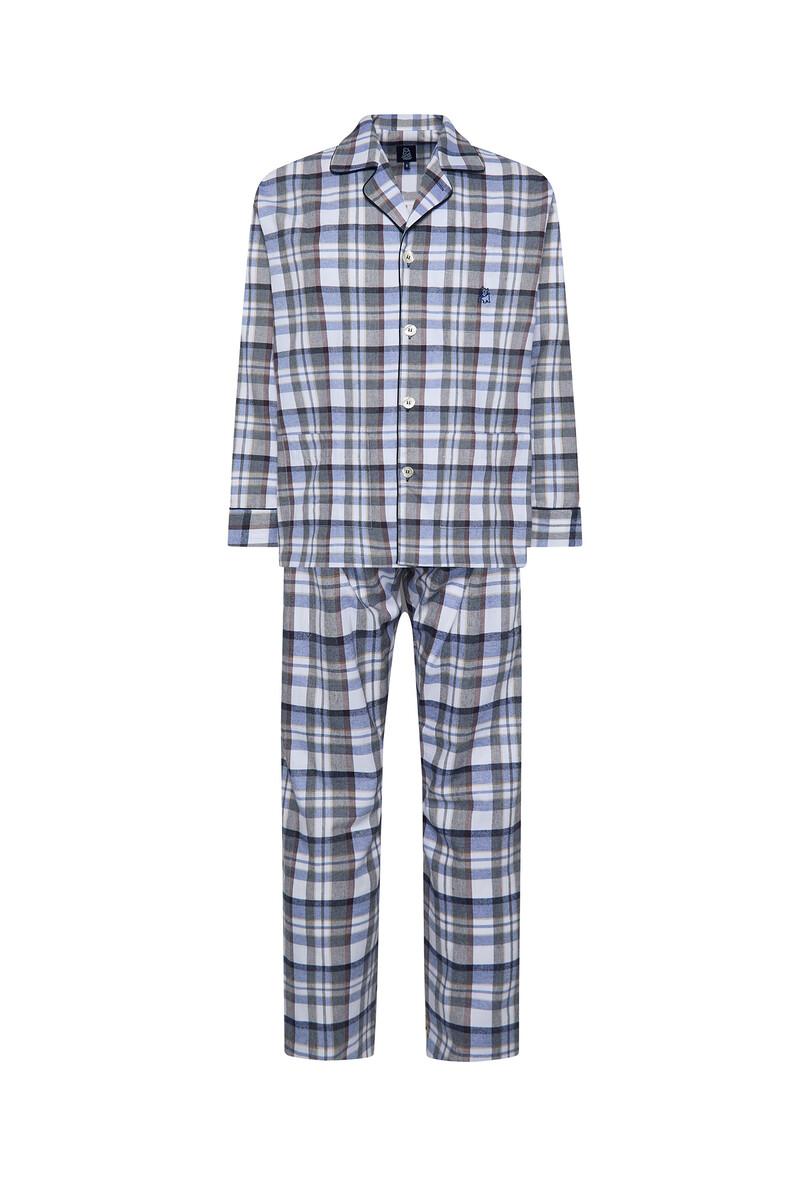 women'secret Pijama largo hombre azul