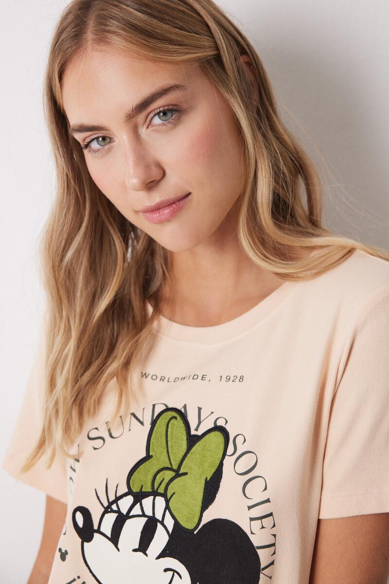 Women'secret Pijama Largo Minnie Manga Corta