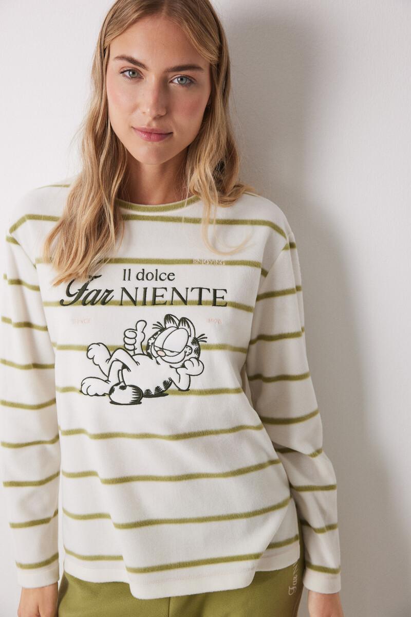Women'secret Pijama Largo Polar Garfield