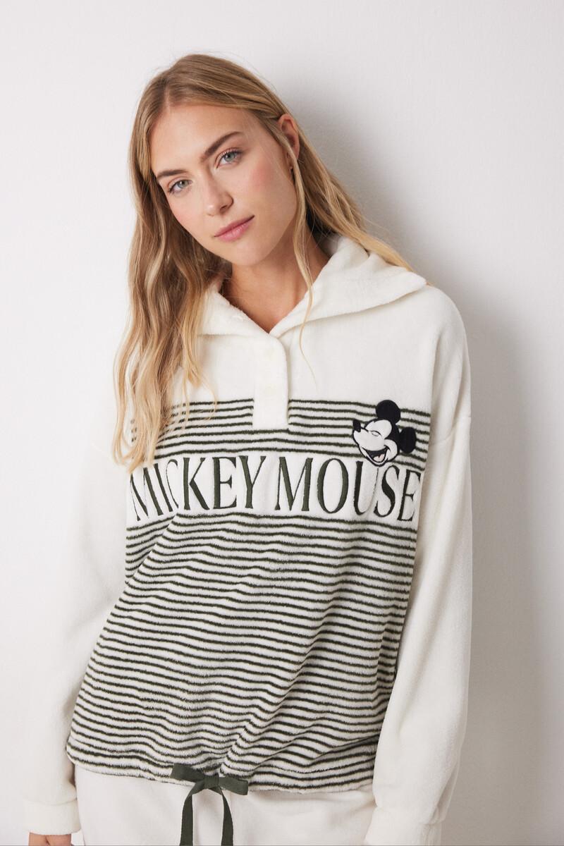 women'secret Pijama largo polar Mickey Mouse