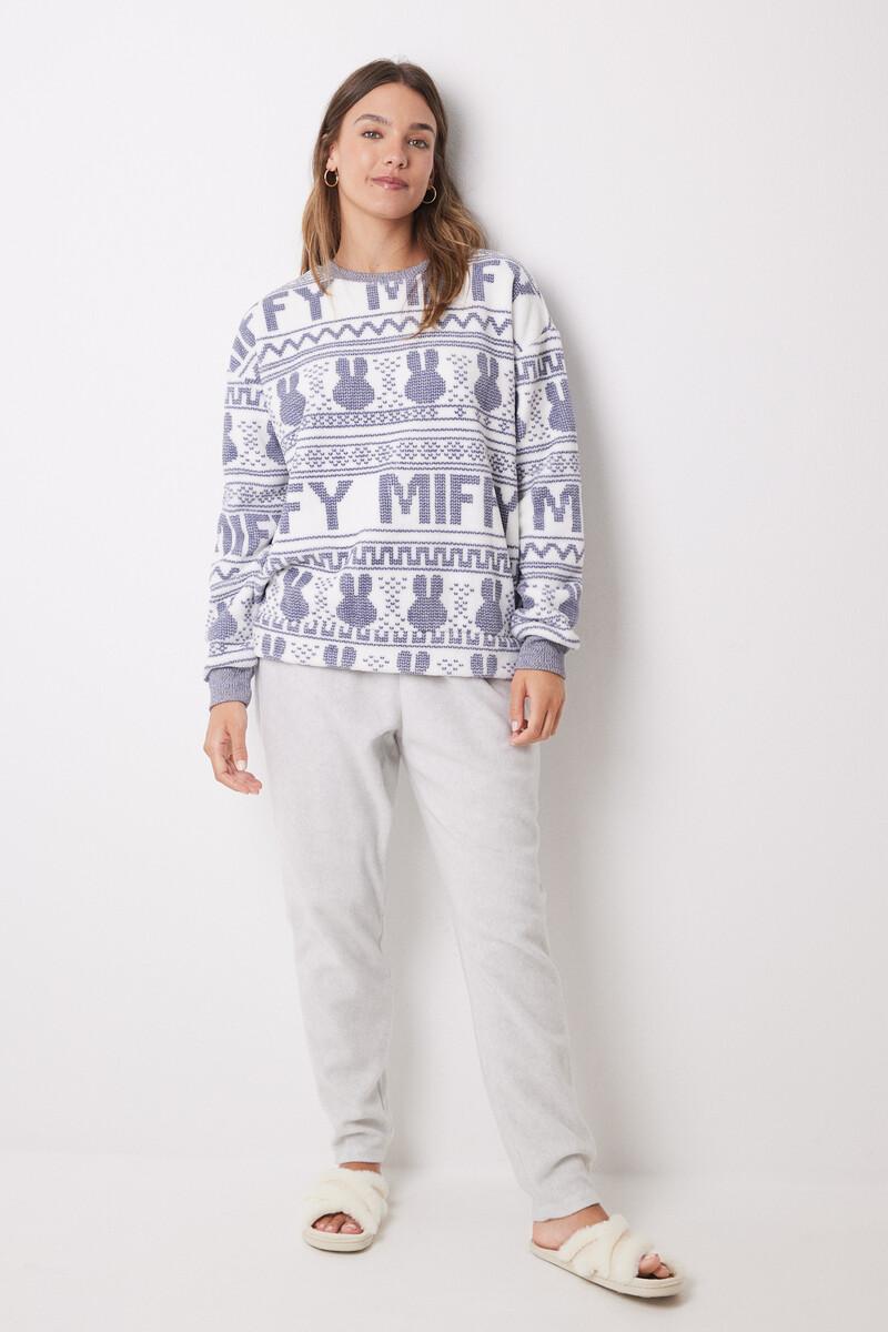 Women'secret Pijama Largo Polar Miffy