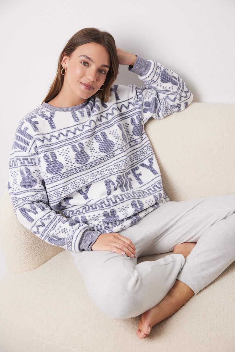 women'secret Pijama largo polar Miffy
