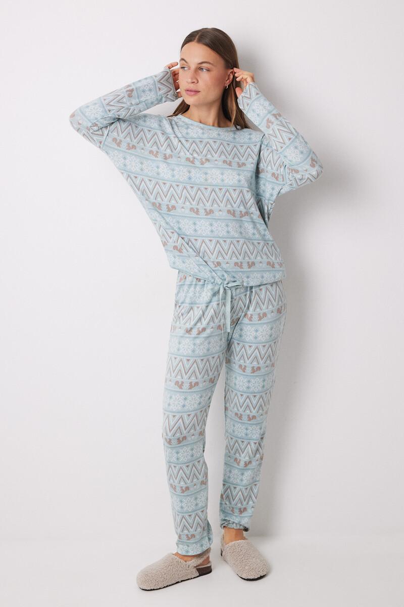 Women'secret Pijama Largo Polar Súper Soft