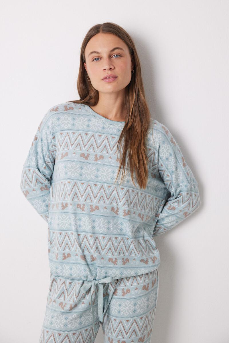 Women'secret Pijama Largo Polar Súper Soft
