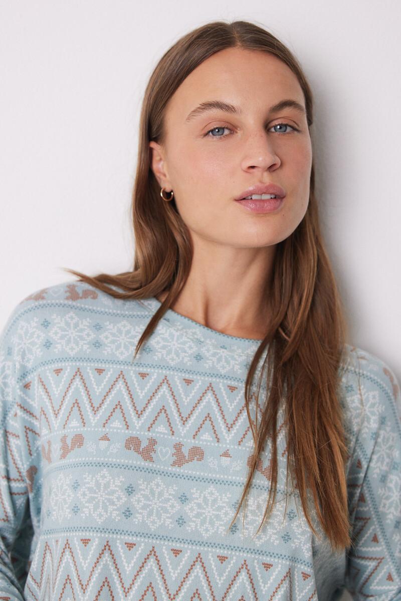 Women'secret Pijama Largo Polar Súper Soft