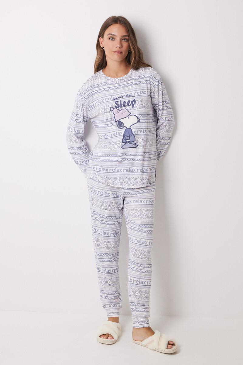 women'secret Pijama largo súper soft Snoopy