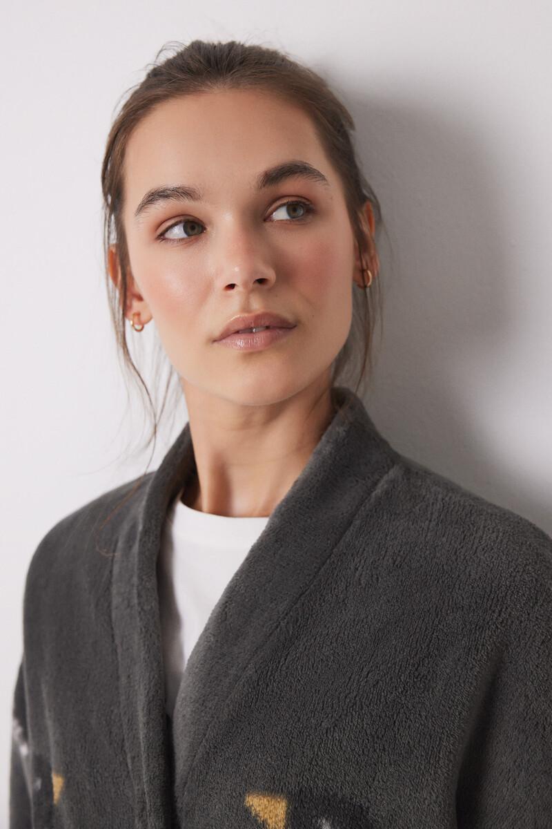 Women'secret Pijama Largo Terciopelo Pingüinos