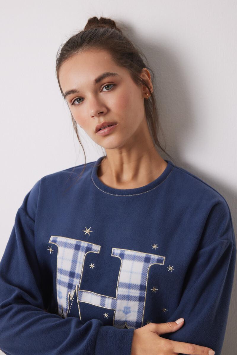 Women'secret Pijama Polar Cuadros Harry Potter