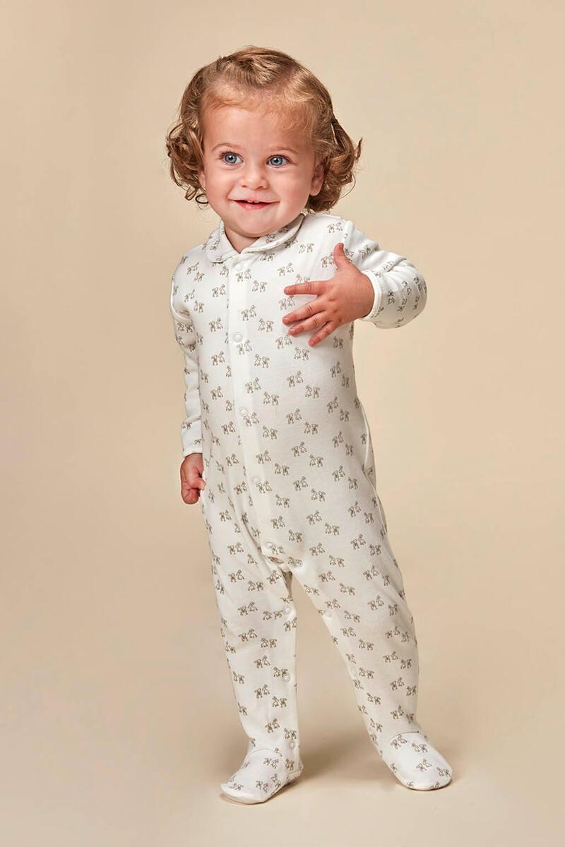 women'secret Pijama print conejitos blanco