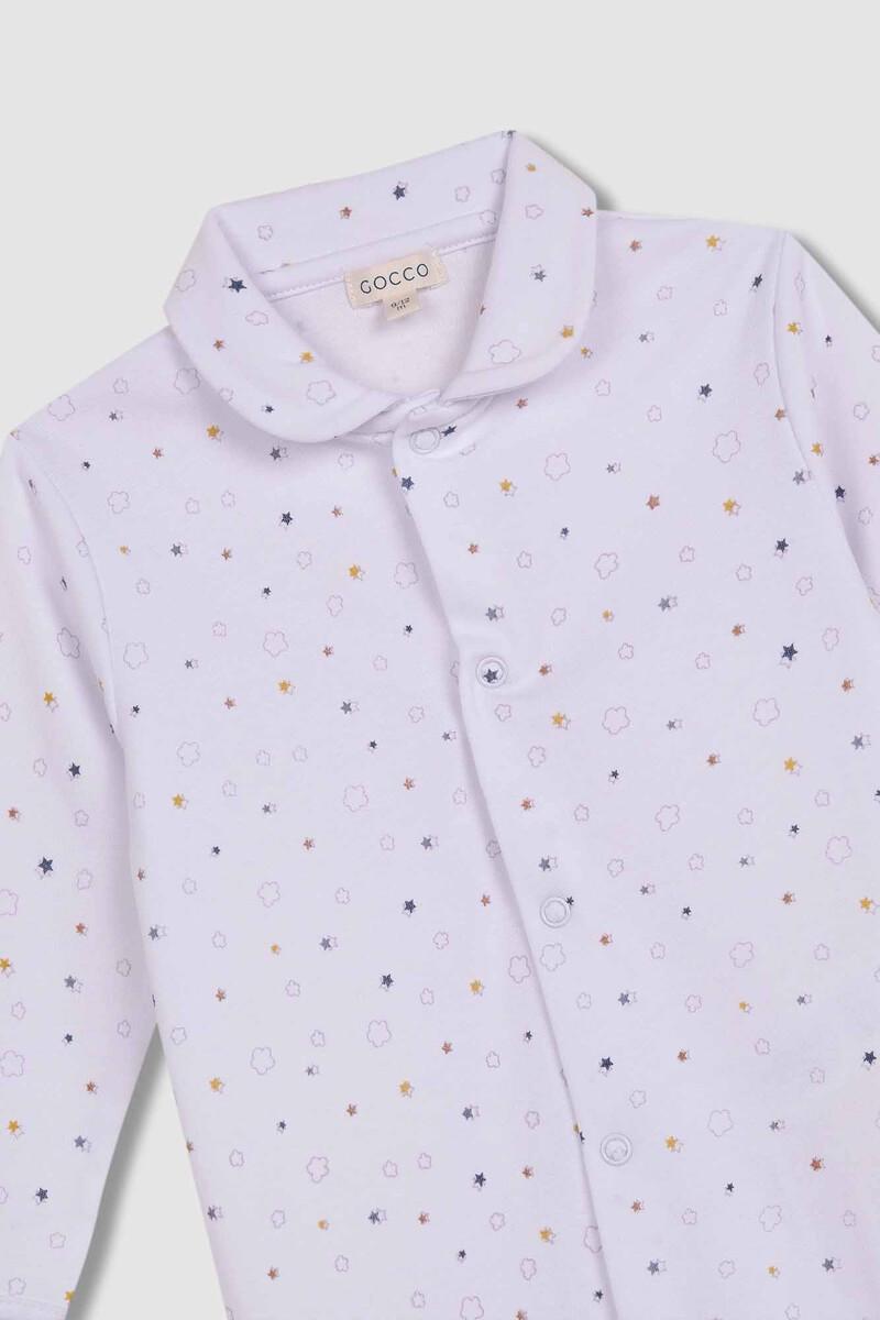 Women'secret Pijama Print Estrellas Blanco