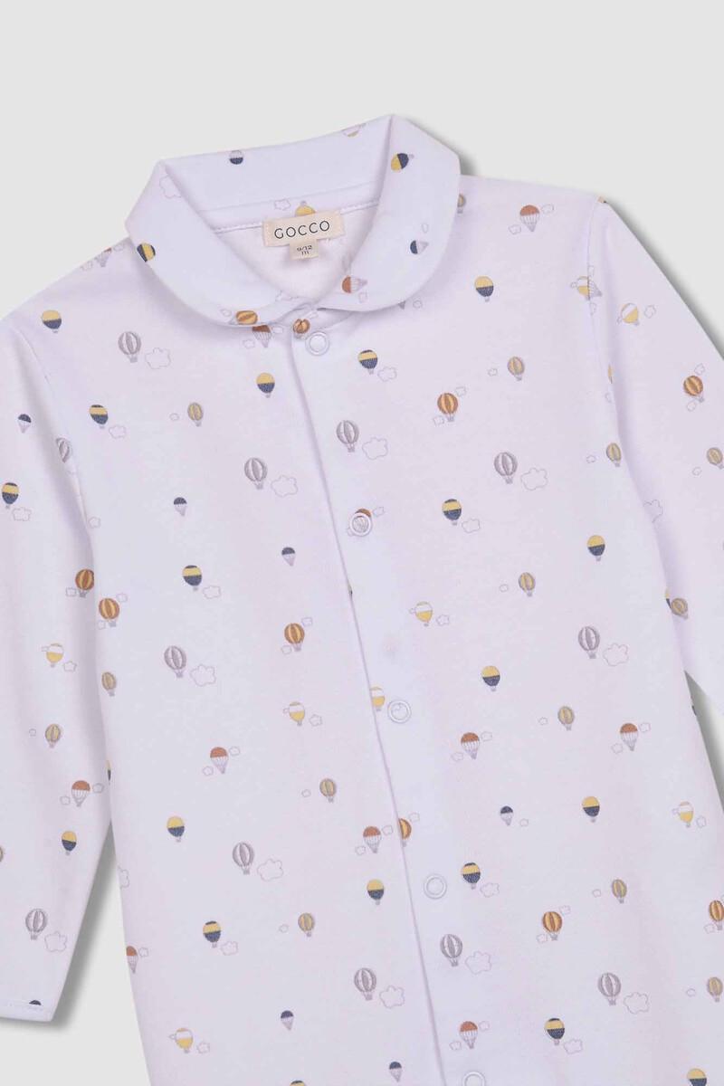 Women'secret Pijama Print Globos Blanco