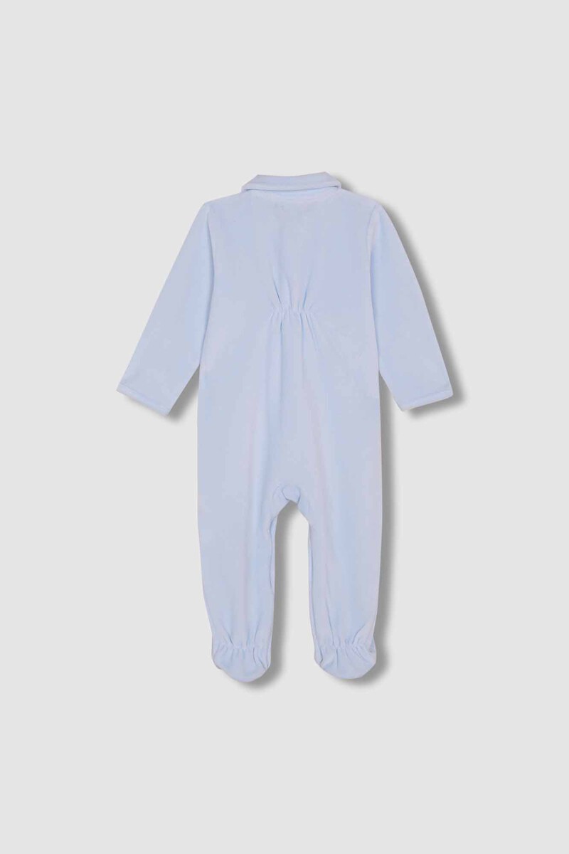 Women'secret Pijama Velour Azul Claro