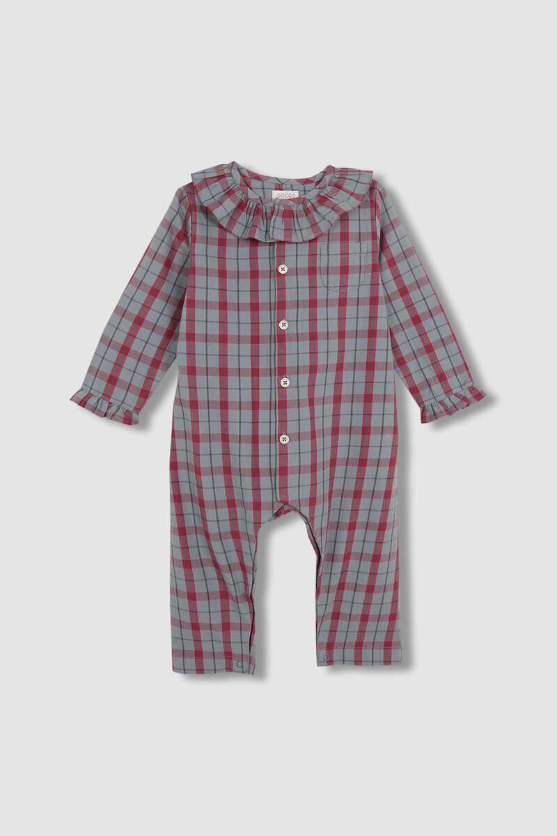 women'secret Pijama verde de cuadros verde