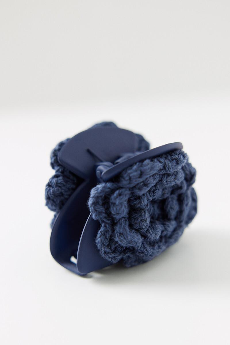 women'secret Pinza pelo flor azul