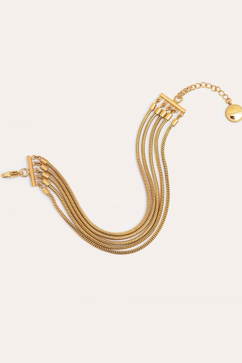 Women'secret Pulsera Cleopatra Acero Baño Oro
