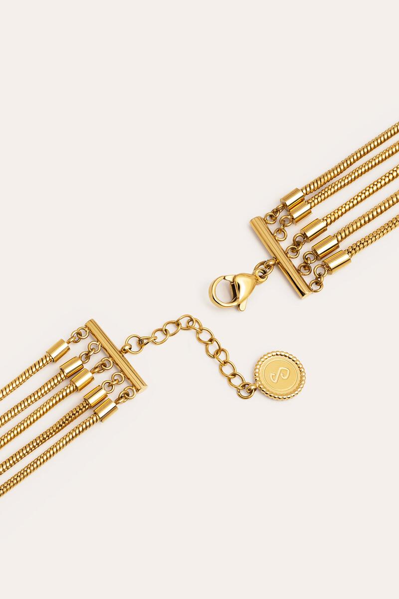 Women'secret Pulsera Cleopatra Acero Baño Oro