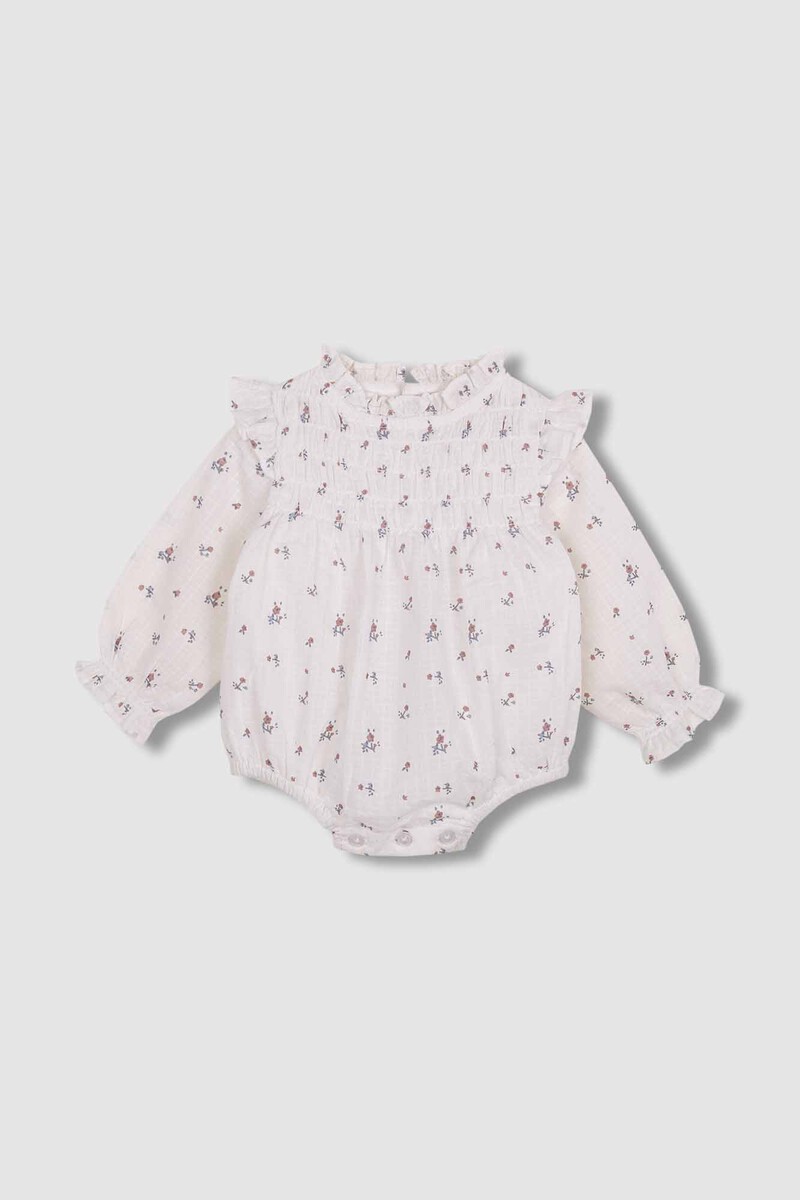 Women'secret Rana Cruda Con Florecitas Blanco