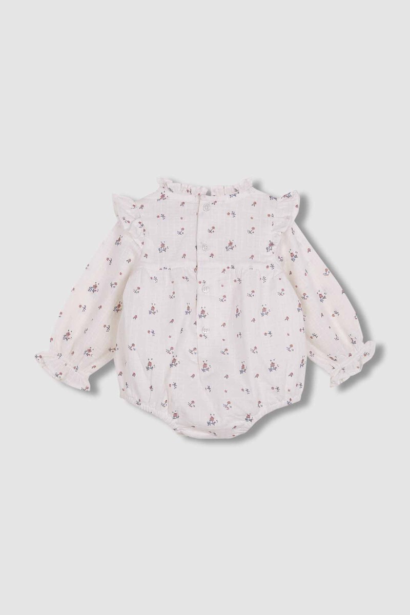 Women'secret Rana Cruda Con Florecitas Blanco
