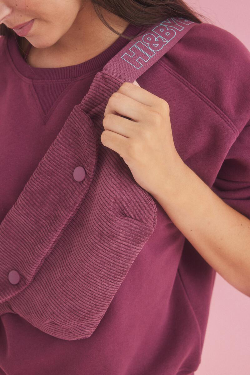 Women'secret Riñonera Pana Granate