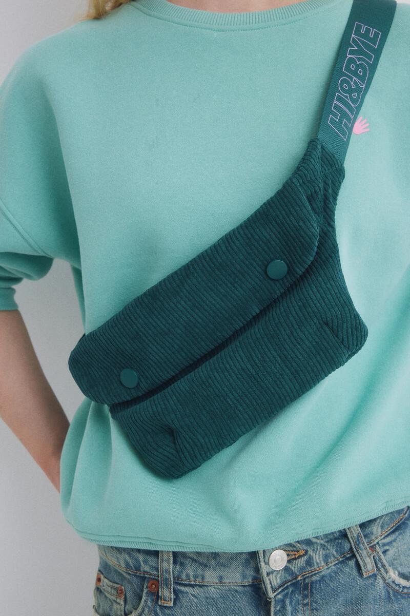 Women'secret Riñonera Pana Verde