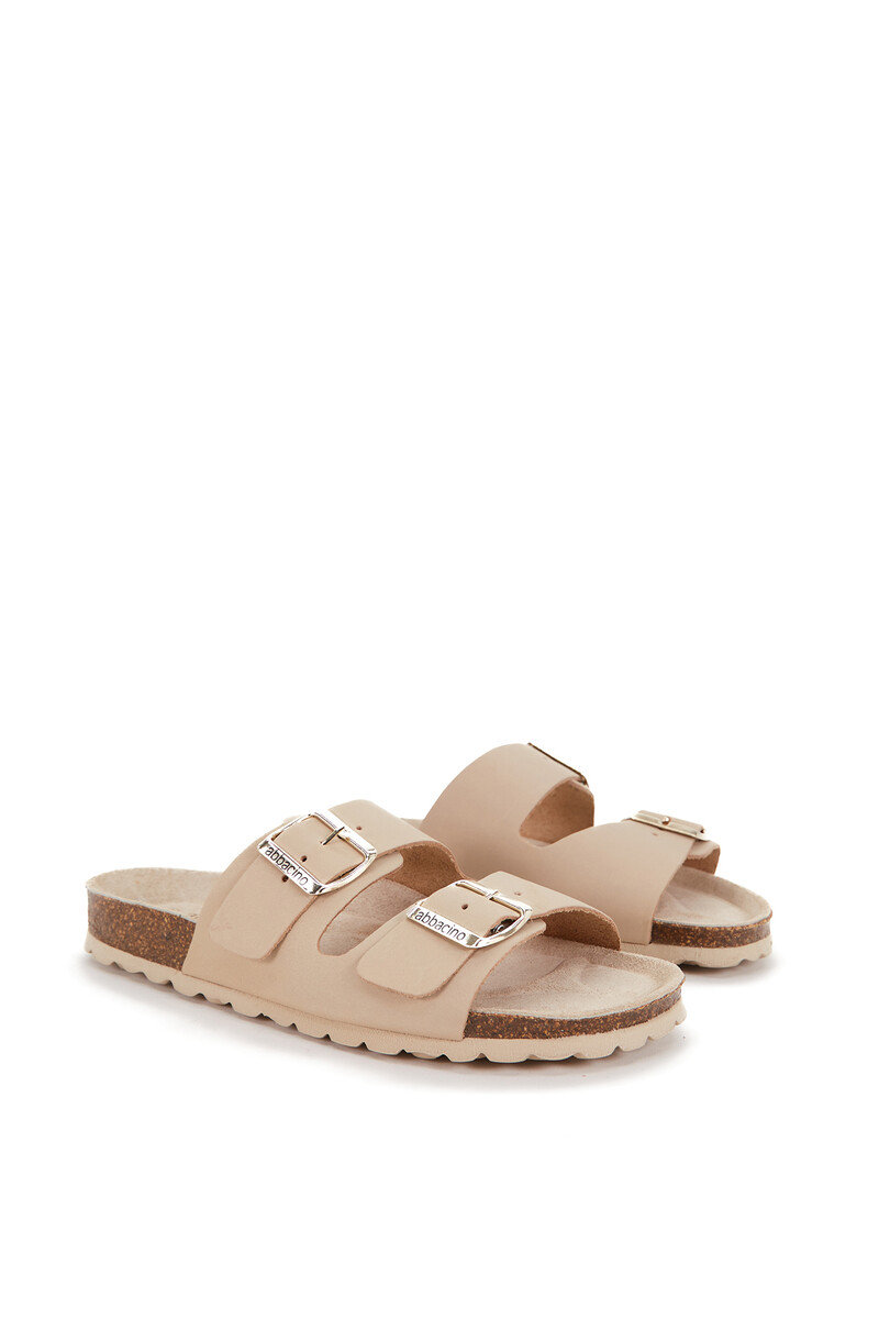 women'secret Sandalia mujer plana de piel