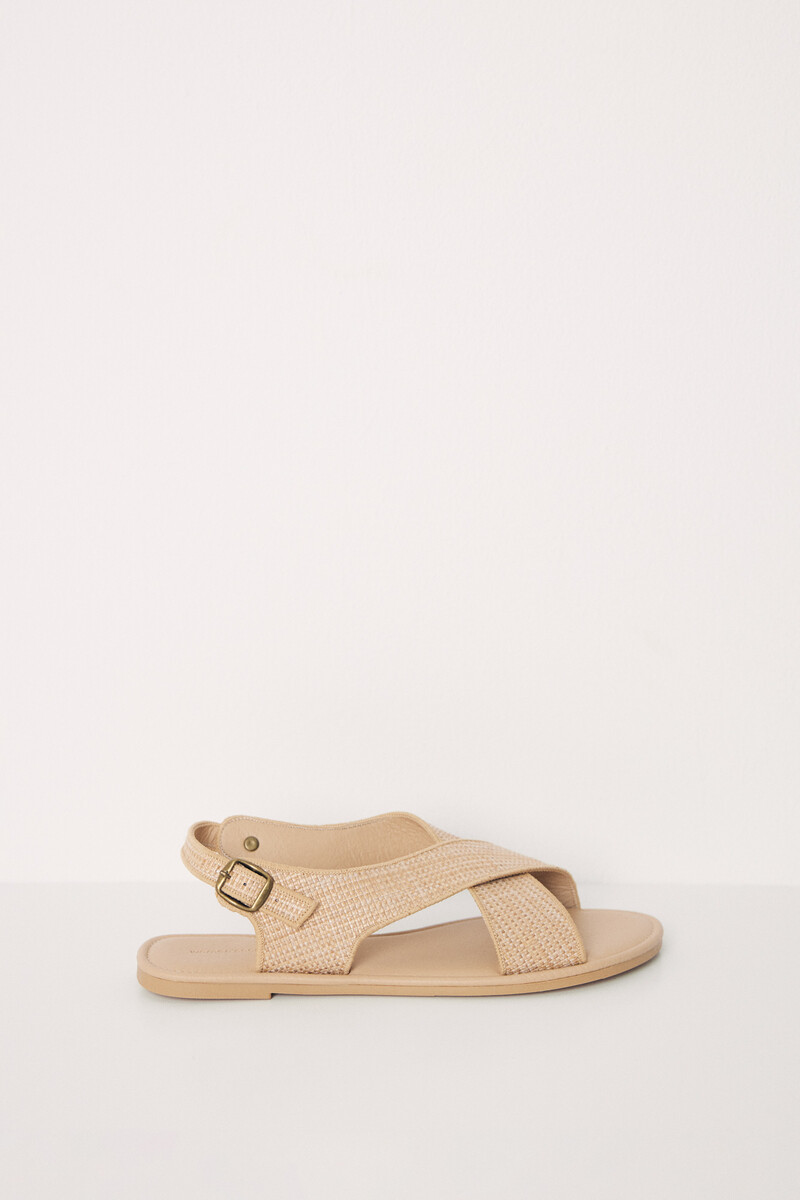 Women'secret Sandalia Plana Cruzadas Arena
