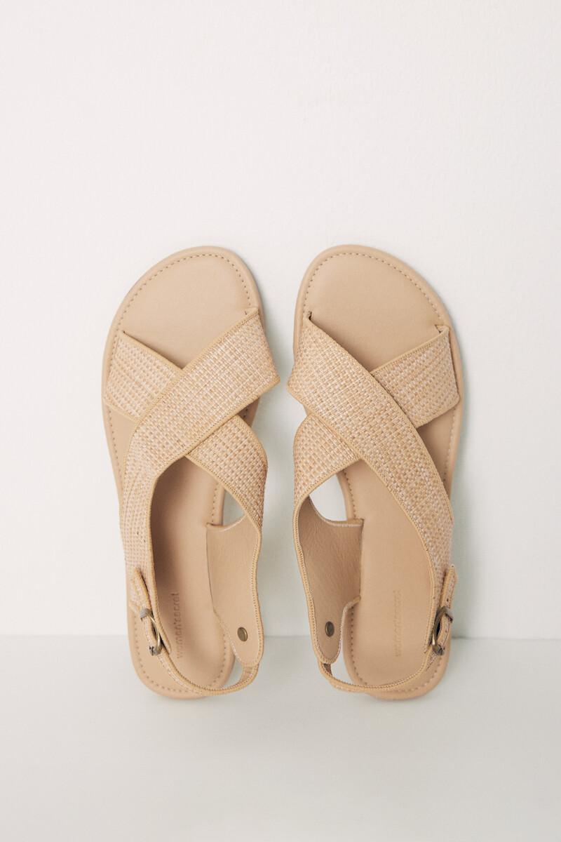 Women'secret Sandalia Plana Cruzadas Arena