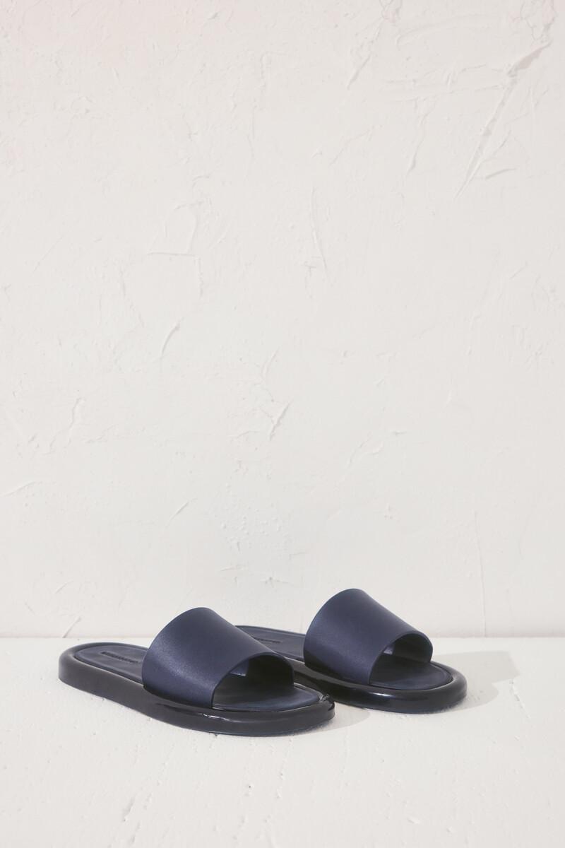 Women'secret Sandalias Tipo Pala Azul Navy